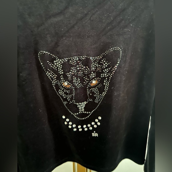 Sonya Rykiel Vintage Tiger Velvet Top - Picture 3 of 17